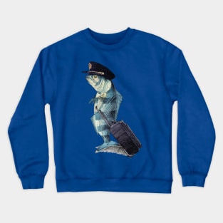 fish the pilot Crewneck Sweatshirt